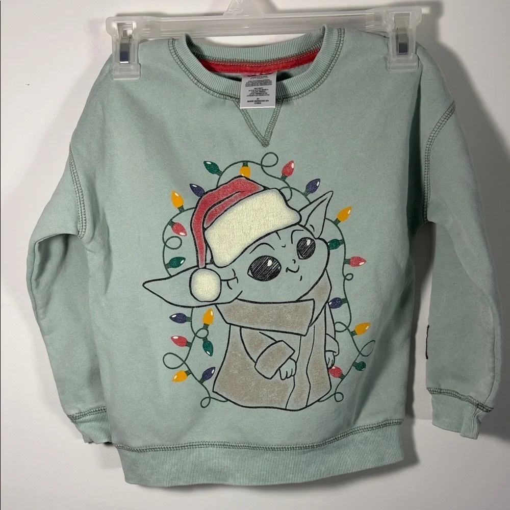 Star Wars Baby Yoda Christmas Sweatshirt - 5T